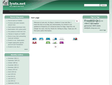Tablet Screenshot of lyuts.net